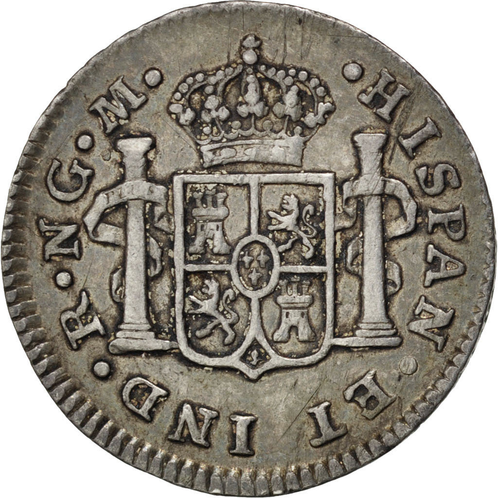Coin, Guatemala, Ferdinand VII, 1/2 Réal, 1820, Nueva Guatemala, Nueva