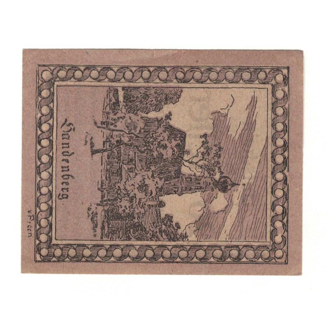 Banconote, Austria, Handenberg O.Ö. Gemeinde, 20 Heller, Eglise, 1920