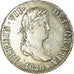 Moneda, España, Ferdinand VII, 2 Reales, 1828, Seville, MBC+, Plata, KM:460.3