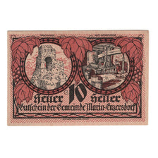 Banknote, Austria, Maria Enzersdorf N.Ö. Gemeinde, 10 Heller, château, 1920