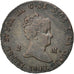 SPAIN, 2 Maravedis, 1848, Segovia, KM #532.4, AU(50-53), Copper, 2.00