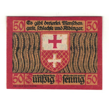 Banknote, Germany, Elbing Stadt, 50 Pfennig, Blason, 1921, 1921/03/01