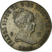 Munten, Spanje, Isabel II, 8 Maravedis, 1848, Jubia, PR, Koper, KM:531.2