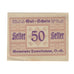 Biljet, Oostenrijk, Tumeltsham O.Ö. Gemeinde, 50 Heller, Texte, 1920
