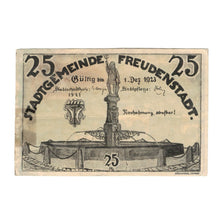 Billet, Allemagne, freudenstadt, 25 Pfennig, village, 1921, 1923_12_01, SUP