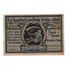 Banknote, Germany, Stolp Sparkasse der Stadt, 2 Mark, personnage, 1922