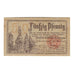 Banknote, Germany, Lippe Fürstlich Lippische Regierung in Detmold, 50 Pfennig
