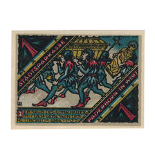 Banknote, Germany, Paderborn Stadt, 1 Mark, personnage, 1921, 1921-11-10