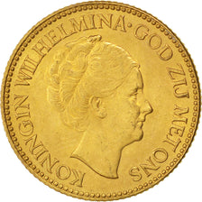Moneta, Paesi Bassi, Wilhelmina I, 10 Gulden, 1925, SPL-, Oro, KM:162