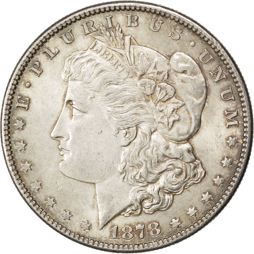 UNITED STATES, Morgan Dollar, Dollar, 1878, U.S. Mint, KM #110, AU(50-53),...