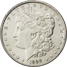 UNITED STATES, Morgan Dollar, Dollar, 1889, U.S. Mint, KM #110, AU(55-58),...