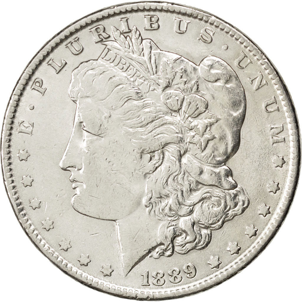 UNITED STATES, Morgan Dollar, Dollar, 1889, U.S. Mint, KM #110, EF(40-45),...