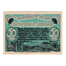 Banknote, Germany, Lichtenstein Callnberg, 50 Pfennig, personnage 2, 1921