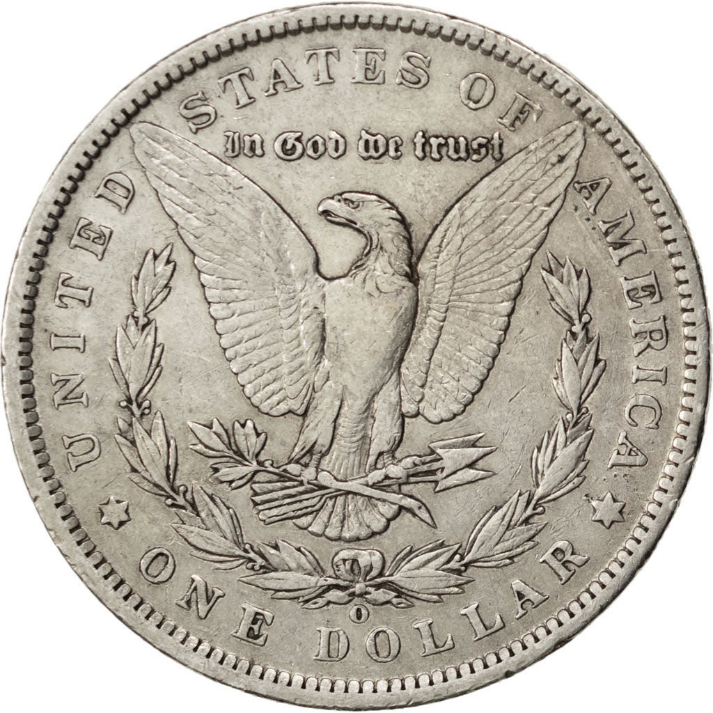UNITED STATES, Morgan Dollar, Dollar, 1890, U.S. Mint, KM #110, EF(40-45),...
