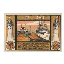 Banknote, Germany, Sellin a. Rugen Gemeinde, 75 Pfennig, bateau, 1922