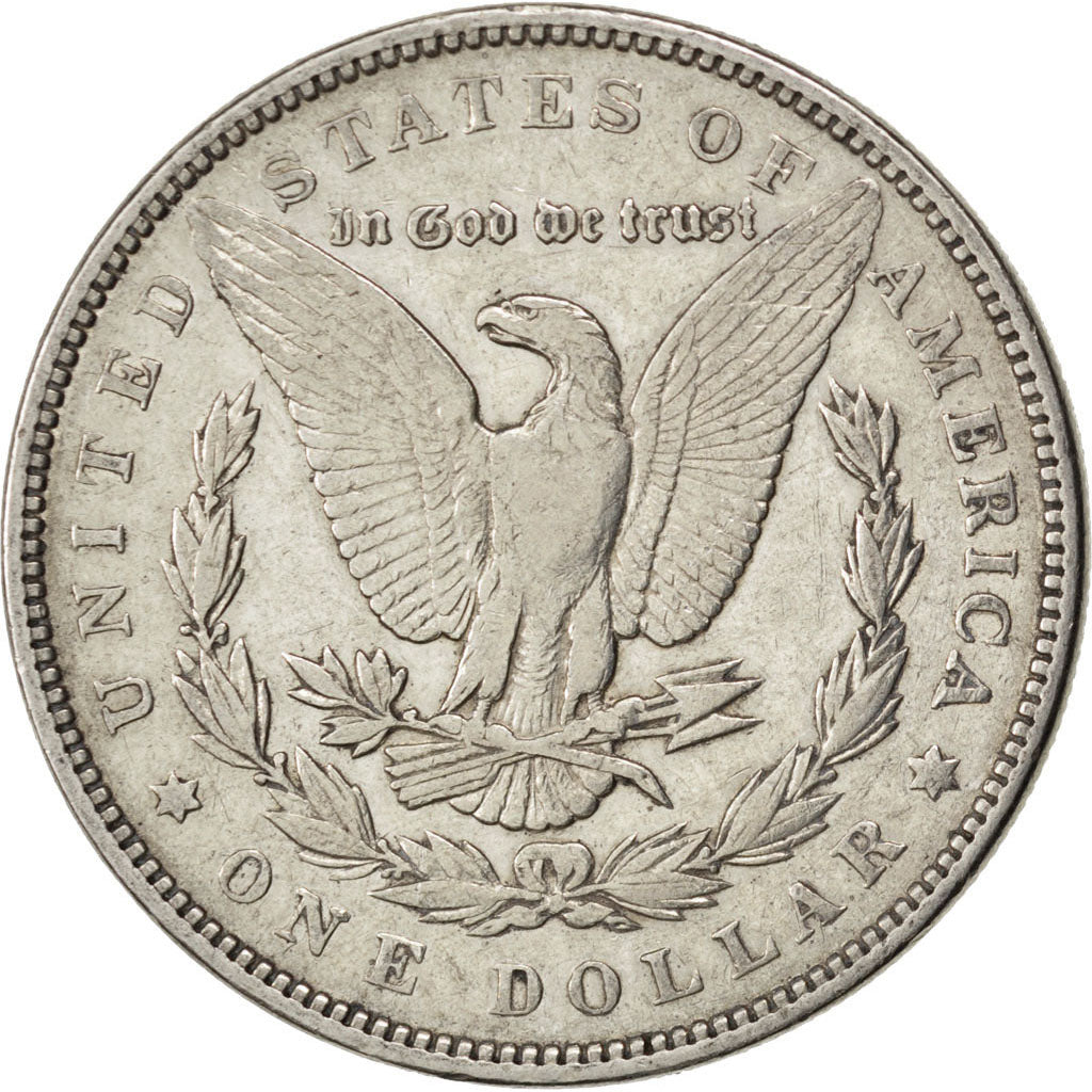 UNITED STATES, Morgan Dollar, Dollar, 1890, U.S. Mint, KM #110, EF(40-45),...