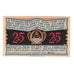 Banknote, Germany, Zeulenroda Stadt, 25 Pfennig, village, 1921, 1921-11-01