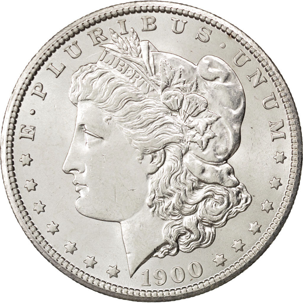 UNITED STATES, Morgan Dollar, Dollar, 1900, U.S. Mint, KM #110, AU(55-58),...