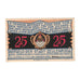 Banknote, Germany, Zeulenroda Stadt, 25 Pfennig, village, 1921, 1921-11-01
