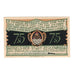 Banknote, Germany, Zeulenroda Stadt, 75 Pfennig, village, 1921, 1921-11-01