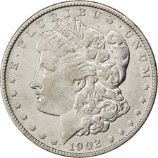 UNITED STATES, Morgan Dollar, Dollar, 1902, U.S. Mint, KM #110, EF(40-45),...