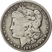 UNITED STATES, Morgan Dollar, Dollar, 1901, U.S. Mint, KM #110, VF(20-25),...