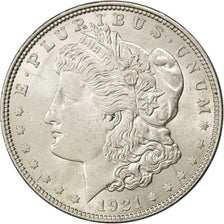 UNITED STATES, Morgan Dollar, Dollar, 1921, U.S. Mint, KM #110, AU(55-58),...