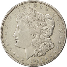 UNITED STATES, Morgan Dollar, Dollar, 1921, U.S. Mint, KM #110, AU(50-53),...