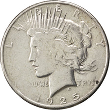 UNITED STATES, Peace Dollar, Dollar, 1925, U.S. Mint, KM #150, VF(20-25),...