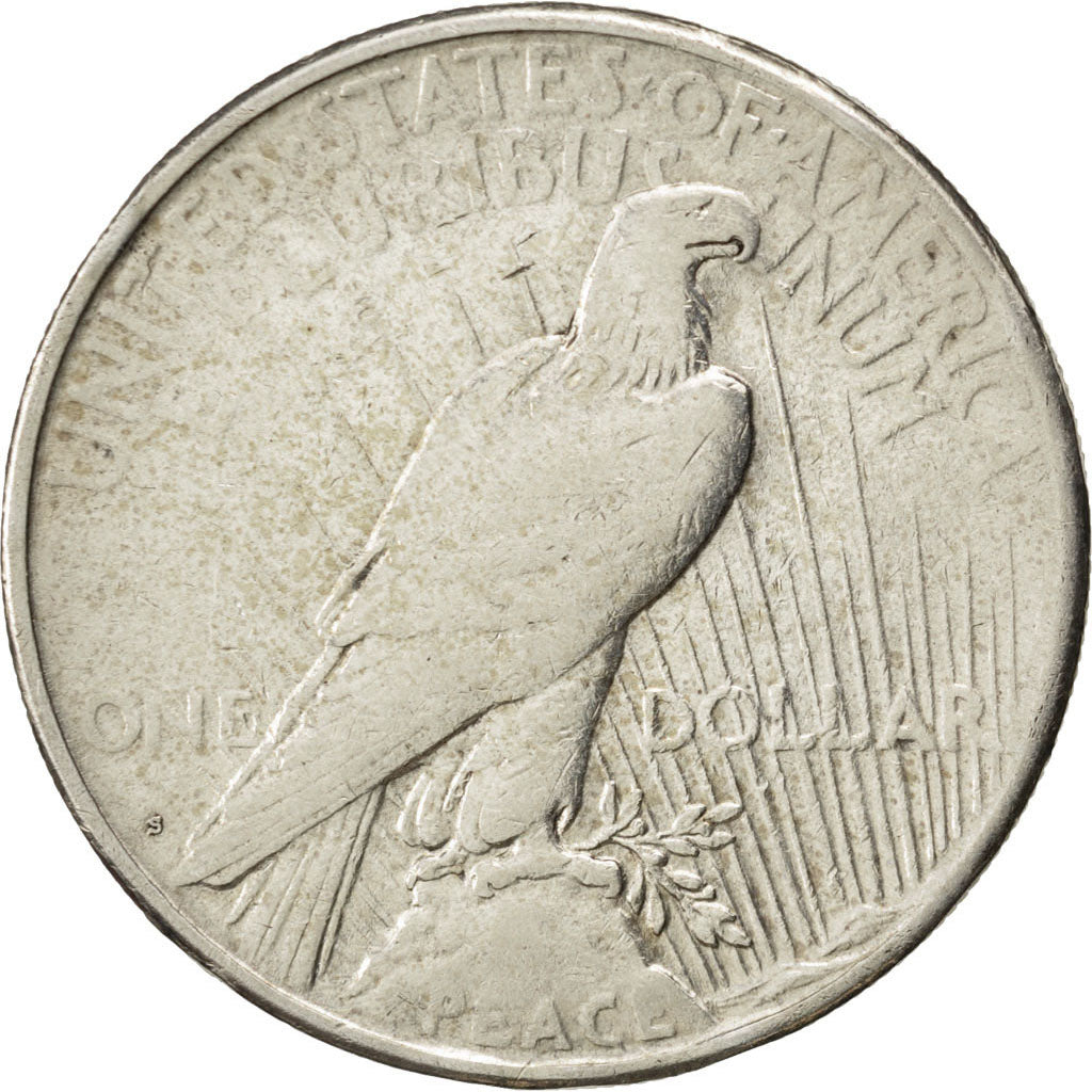 UNITED STATES, Peace Dollar, Dollar, 1925, U.S. Mint, KM #150, VF(20-25),...