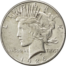 UNITED STATES, Peace Dollar, Dollar, 1926, U.S. Mint, KM #150, AU(50-53),...