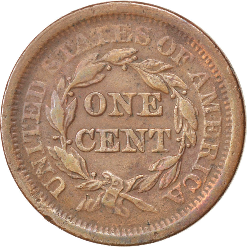 Monnaie, États-Unis, Braided Hair Cent, Cent, 1851, U.S. Mint, Philadelphie