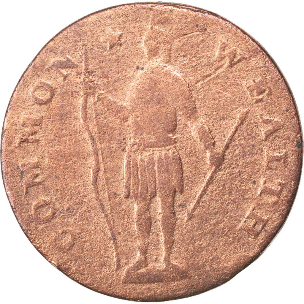 Stati Uniti, MASSACHUSETTS, Cent, 1788, B+, Rame, KM:20.6