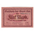 Banknote, Germany, KIEHL, 5 Mark, Monument, 1919, 1919-05-01, UNC(65-70)