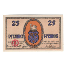 Banknote, Germany, Luckenwalde Stadt, 25 Pfennig, Blason, 1922, 1922-12-31