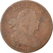 UNITED STATES, Draped Bust Cent, Cent, 1798, U.S. Mint, KM #22, VG(8-10),...