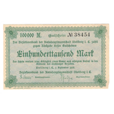 Banknote, Germany, Stollberg, 100000 Mark, Texte, 1923, 1923-09-01, AU(55-58)
