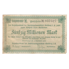 Banknote, Germany, Stollberg, 50000000 Mark, Texte, 1923, 1923-09-01, AU(55-58)