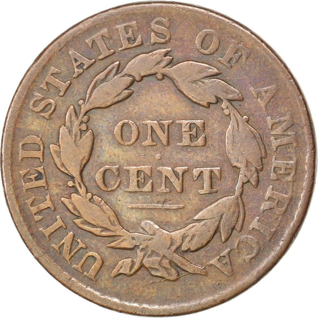 UNITED STATES, Coronet Cent, Cent, 1833, U.S. Mint, KM #45, VF(20-25), Copper,..