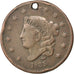 UNITED STATES, Coronet Cent, Cent, 1835, U.S. Mint, KM #45, VF(20-25), Copper,..