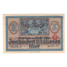 Banknote, Germany, Köln Stadt, 200 Millionen Mark, Blason, 1923, 1923-09-14