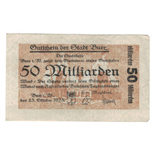 Banconote, Germania, Buer Stadt, 50 Milliarden Mark, Texte, 1923, 1923-10-23