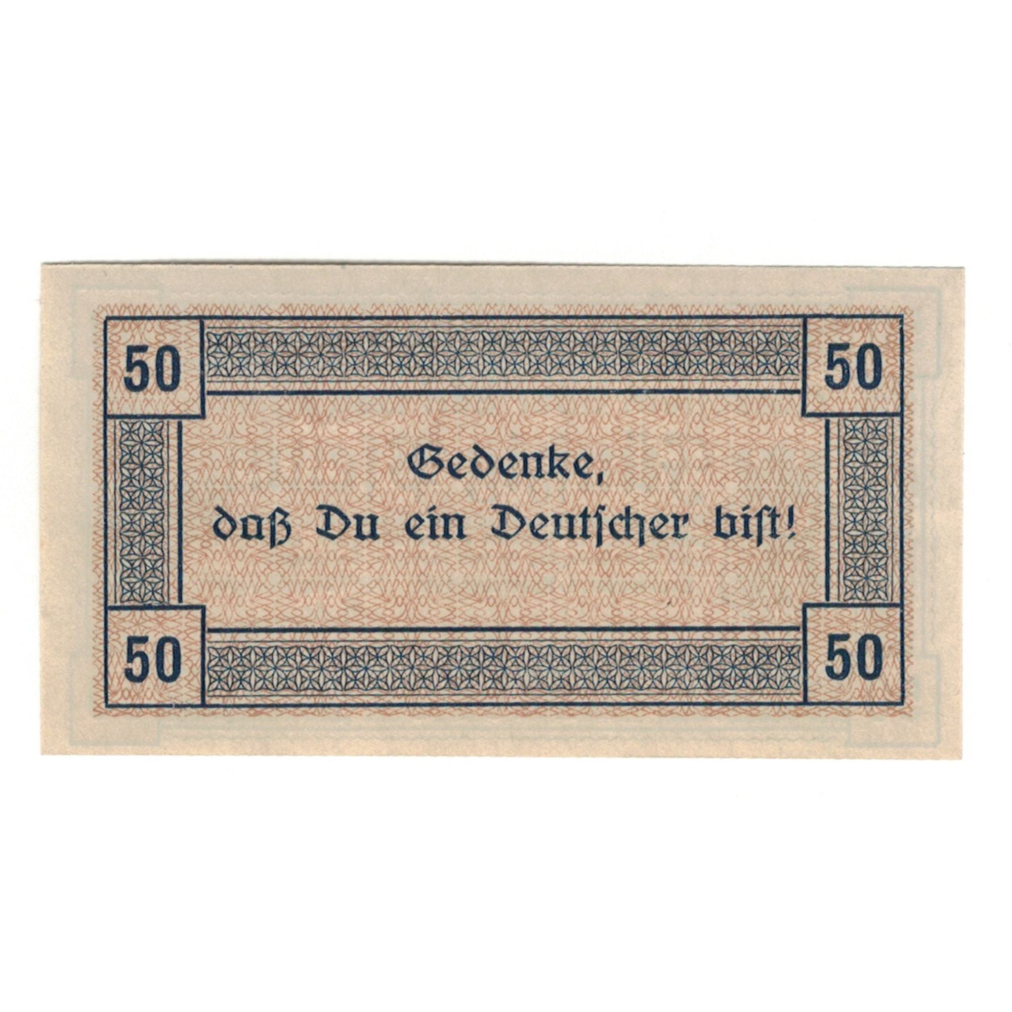 Banknote, Germany, Eschweiler Stadt, 50 Pfennig, Texte, 1918, 1918-11-01