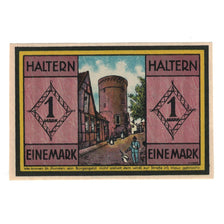 Banknote, Germany, Haltern Stadt, 1 Mark, rue, 1921, 1921-06-01, AU(55-58)
