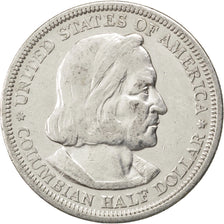 UNITED STATES, Half Dollar, 1893, U.S. Mint, KM #117, AU(50-53), Silver, 30.6,..