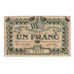Francia, Rennes et Saint-Malo, 1 Franc, 1915, BB+, Pirot:105-6