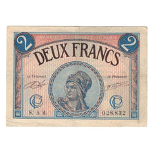France, Paris, 2 Francs, 1920, UNC(60-62), Pirot:97-28