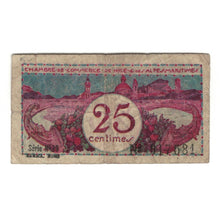 France, Nice, 25 Centimes, AU(55-58), Pirot:91-19
