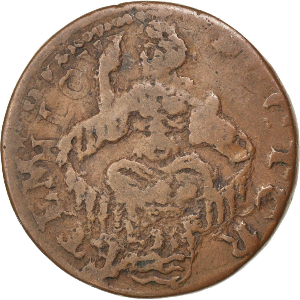 Pays-Bas, Province de Zélande, Duit, 1684, Frappe sur Double tournois