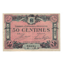France, Angoulême, 50 Centimes, 1915, AU(55-58), Pirot:9-1